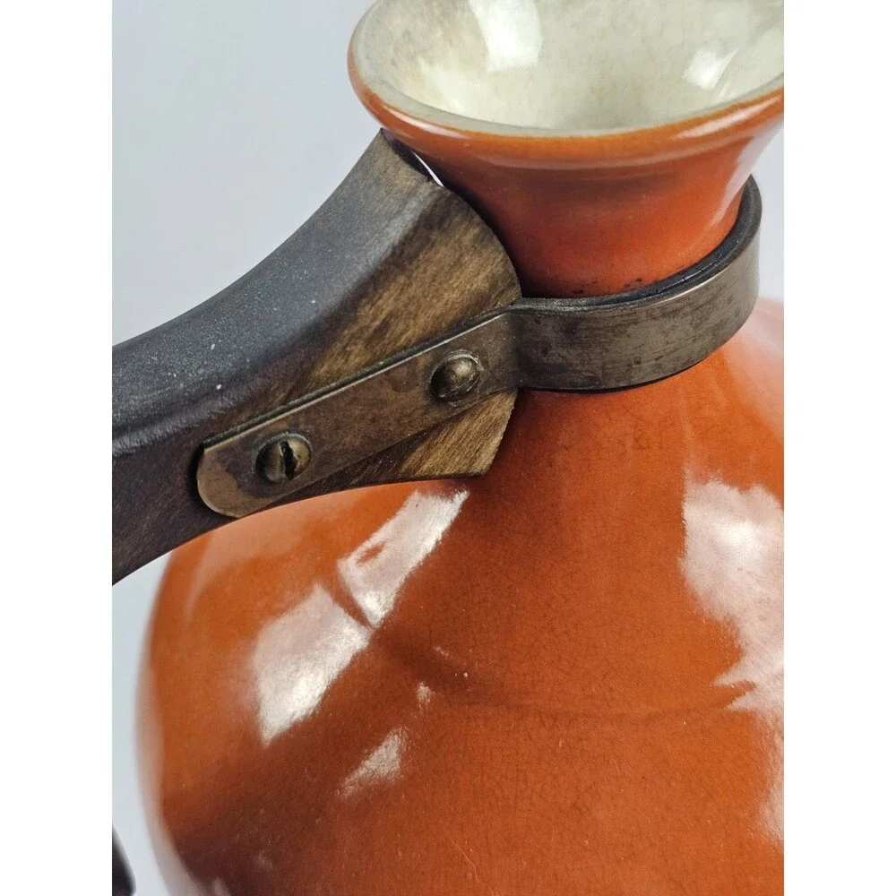 Gypsy Red Wing Vintage Pottery Orange 8